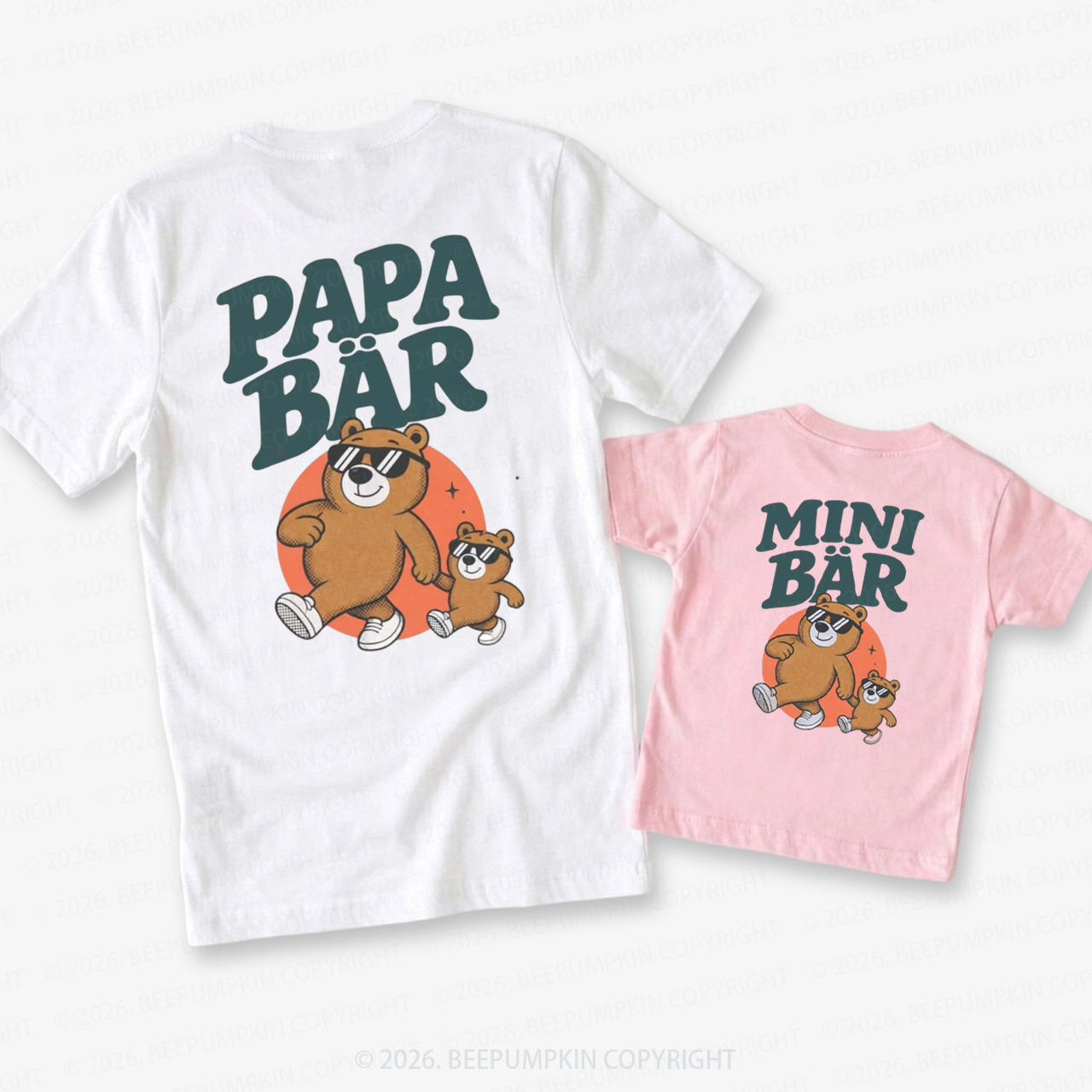 Papa Bar Mini Bar Dad&Me Matching Shirts