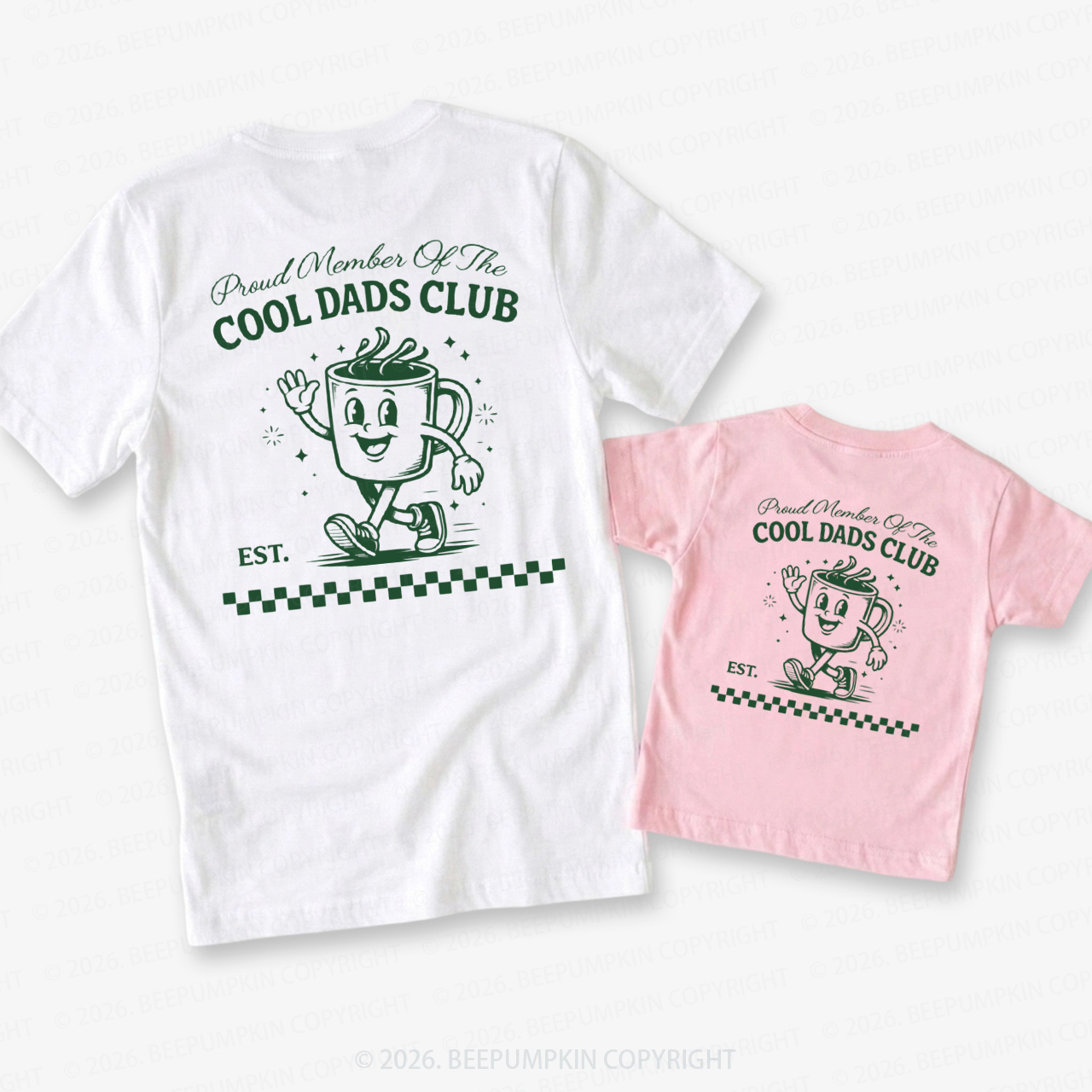 Cool Dads Club Father’s Day Dad&Me Matching Shirts