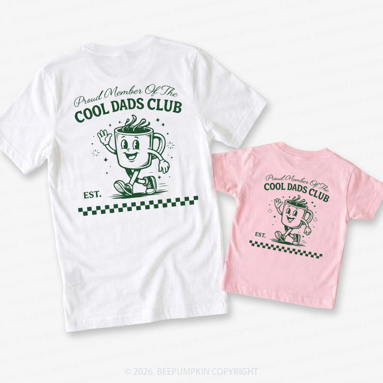 Cool Dads Club Father’s Day Dad&Me Matching Shirts