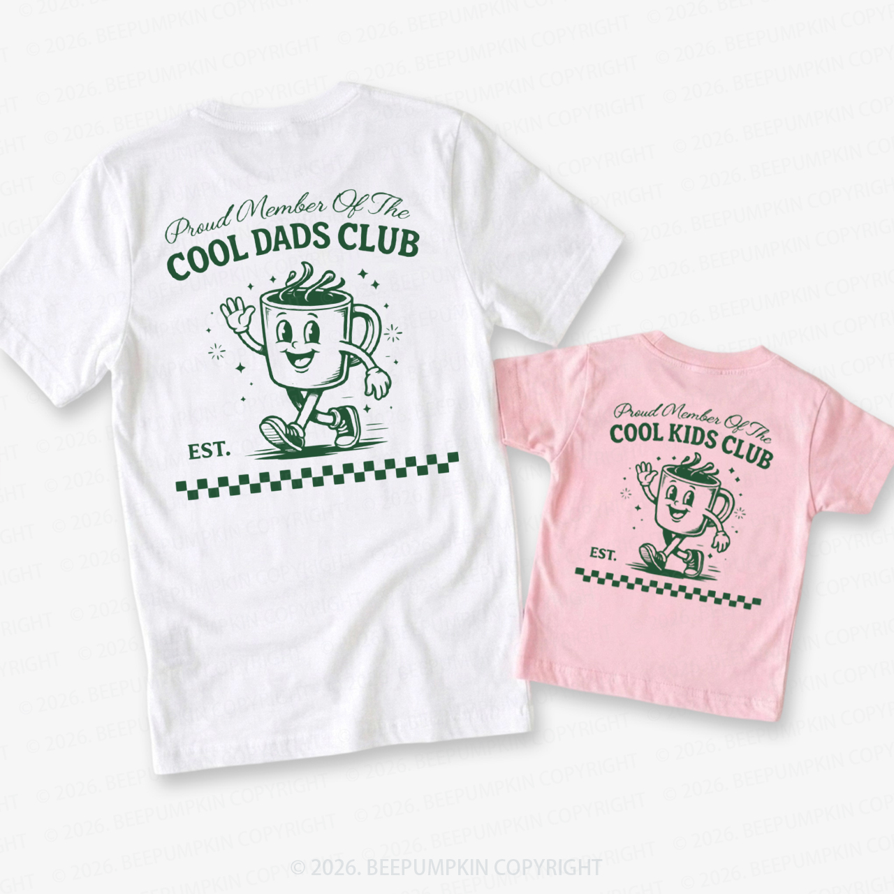 Cool Dads Club Father's Day Dad&Me Matching Shirts