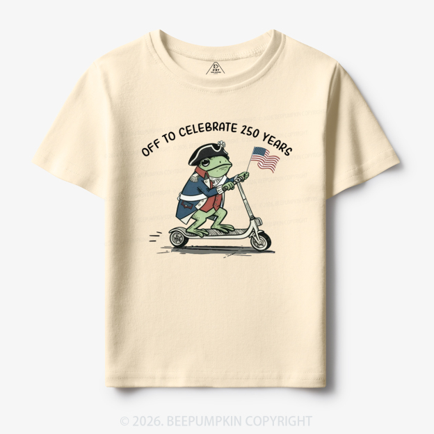 America 250 4th of July Toddler&Kid's Tees
