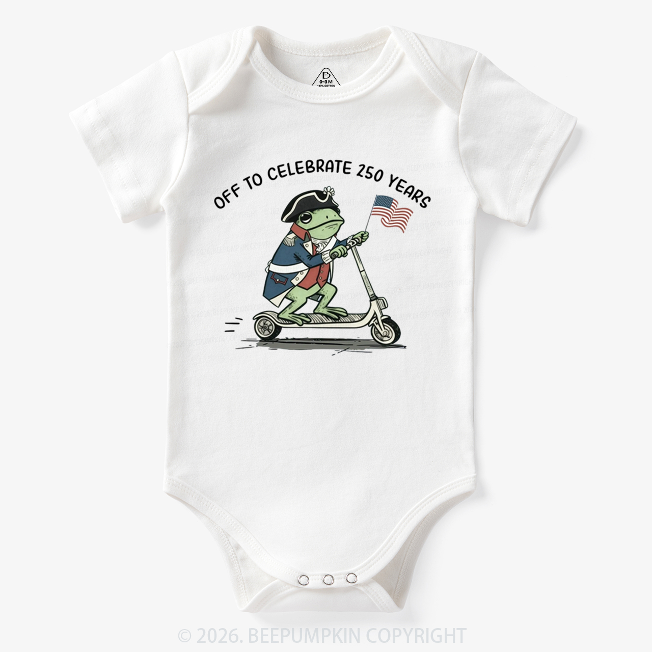 America 250 4th of July Bodysuit