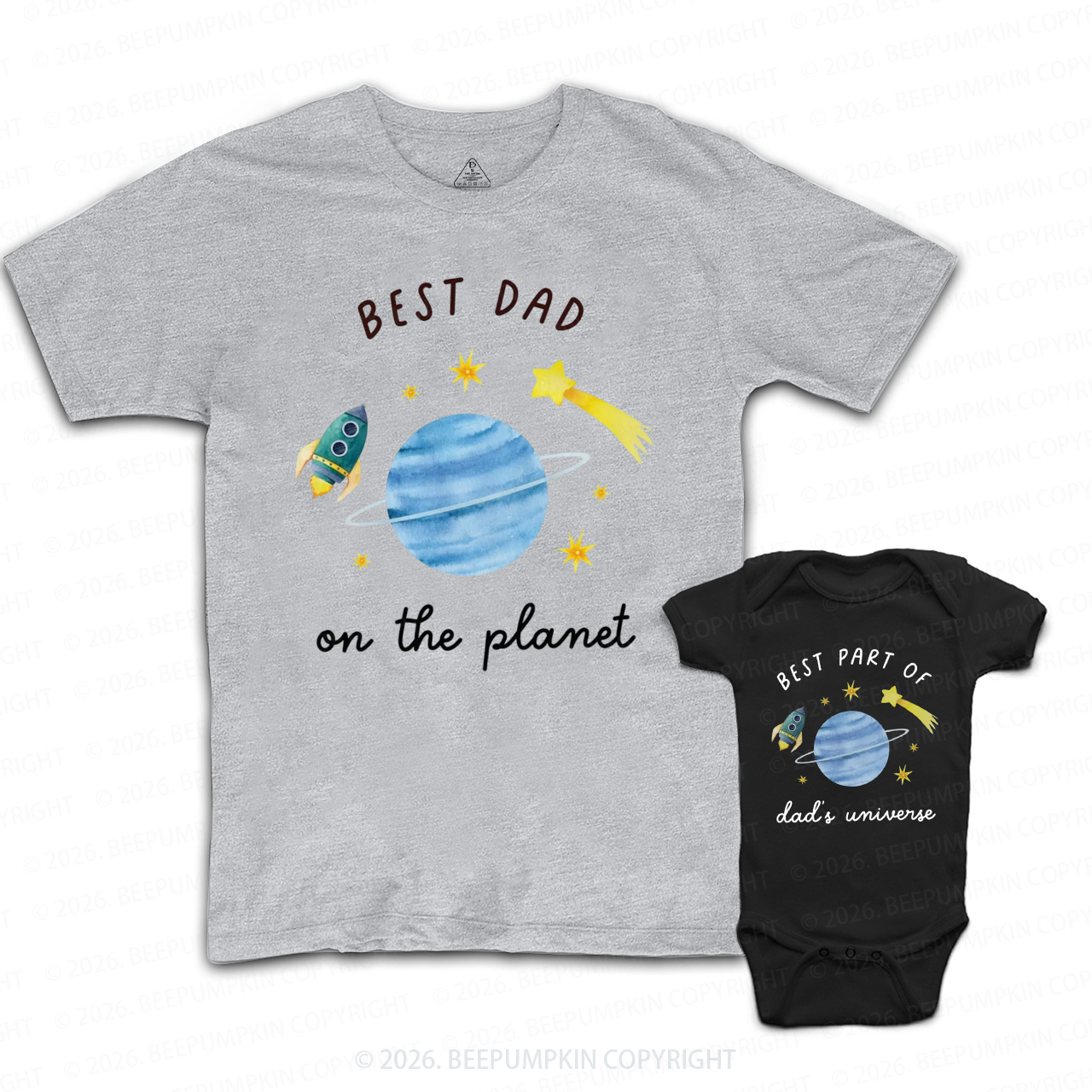Best Part of Dad’s Universe Dad&Me Matching Shirts