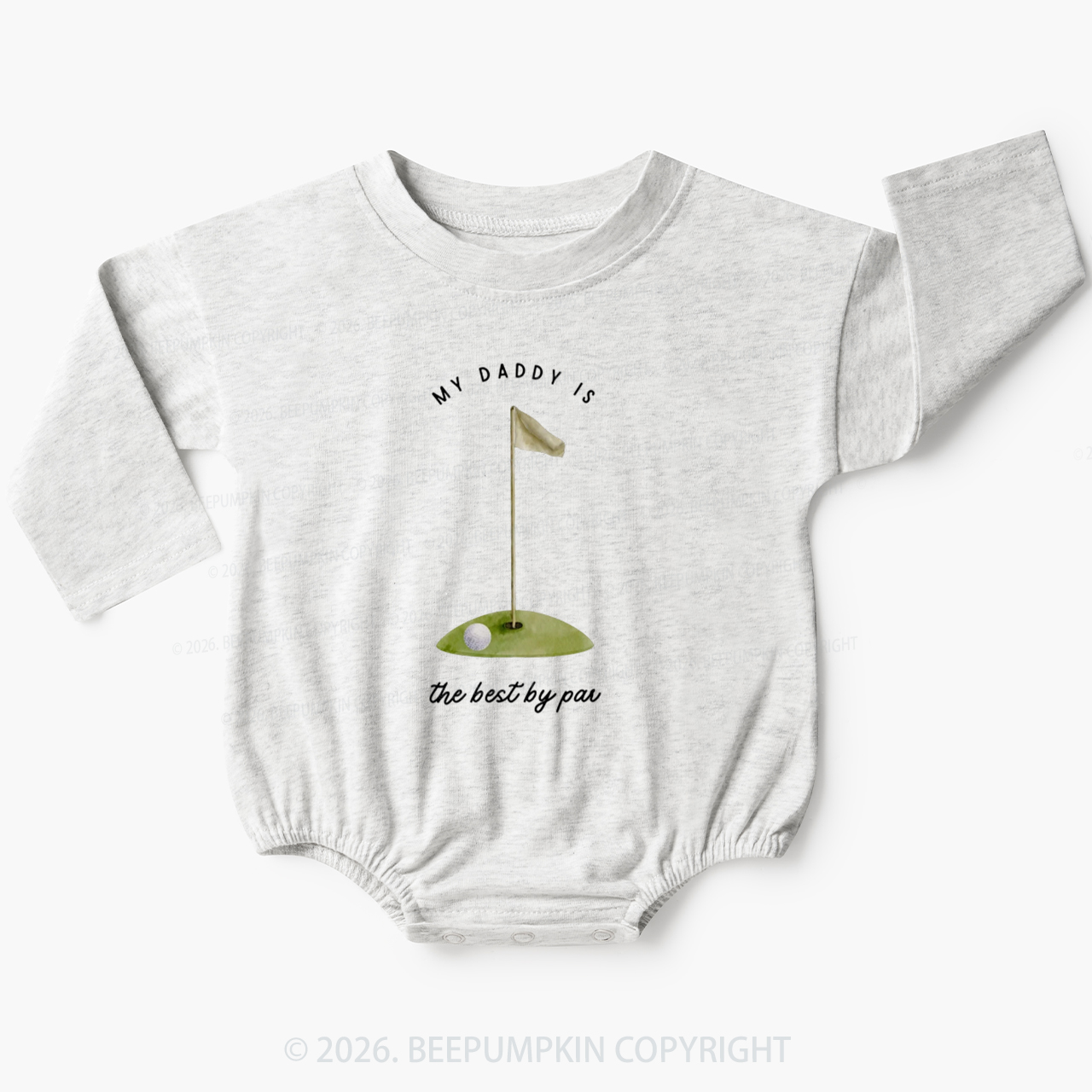 My Daddy Is the Best By Par Baby Bubble Romper