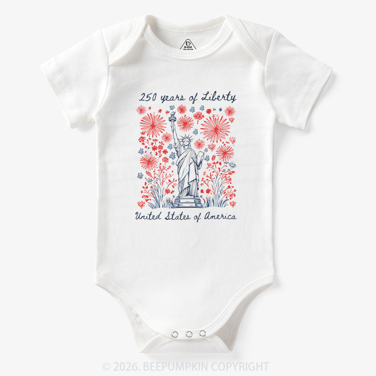 250 Years Of Liberty Bodysuit