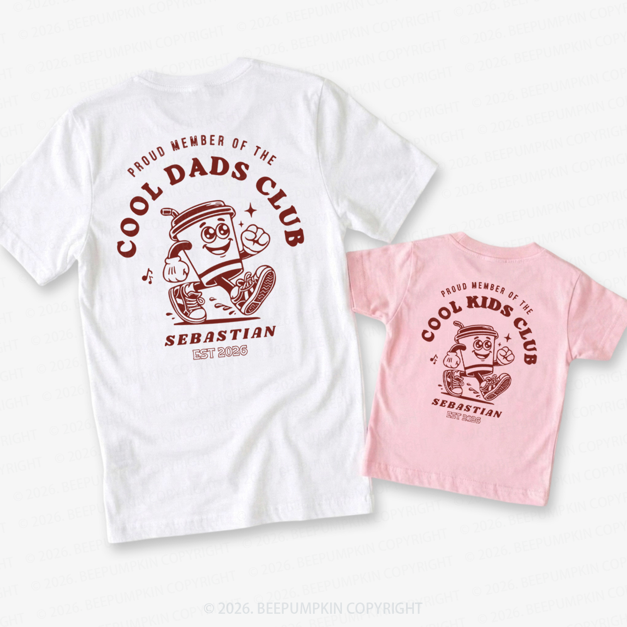 Cool Dads Club Cool Kids Club Dad&Me Matching Shirts