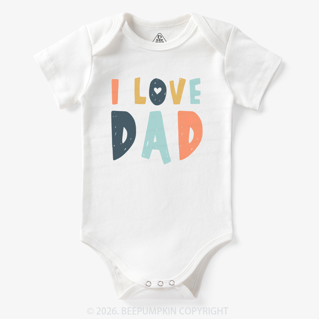 Father’s Day ‘I Love Dad’ Bodysuit