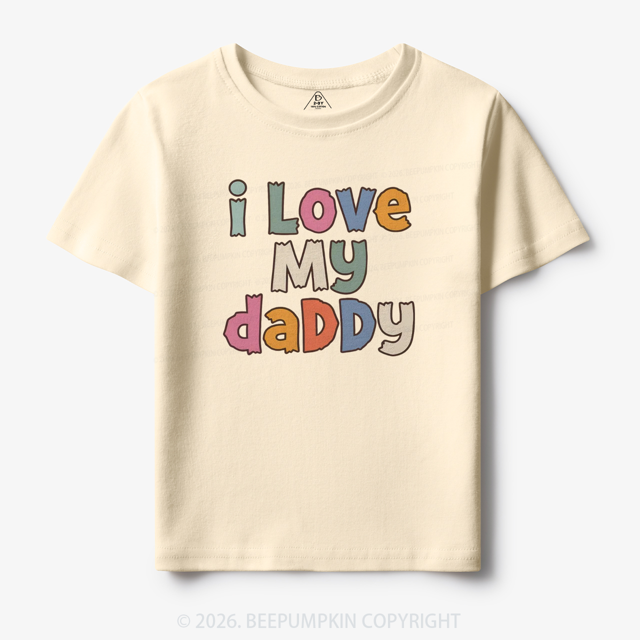 I Love My Daddy Cute Father's Day Toddler&Kid's Tees