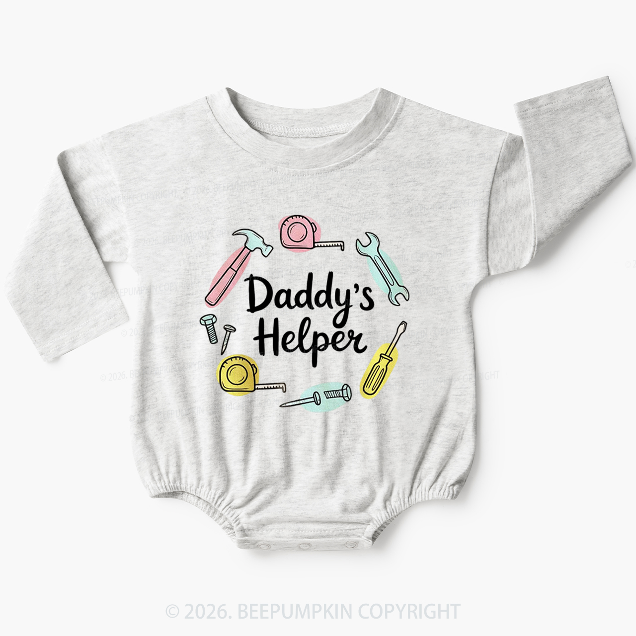 Daddy’s Little Helper Baby Bubble Romper