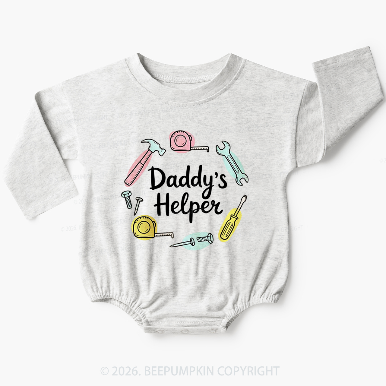 Daddy’s Little Helper Baby Bubble Romper
