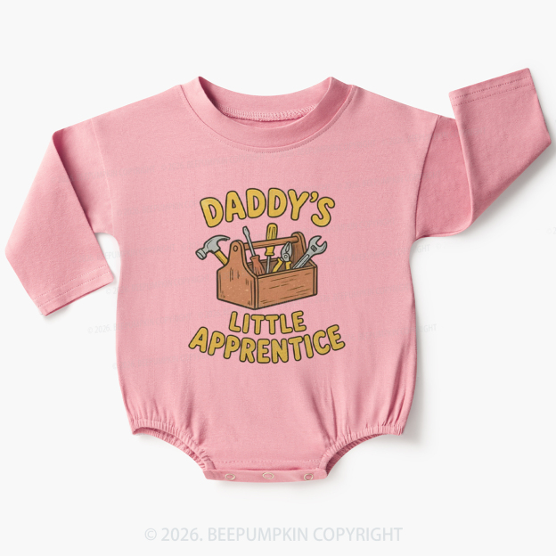 Daddy's Little Apprentice Baby Bubble Romper