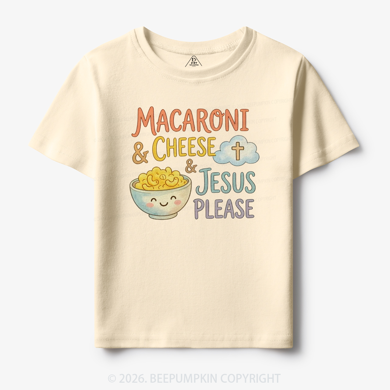 Macaroni & Cheese & Jesus Please Toddler&Kid's Tees