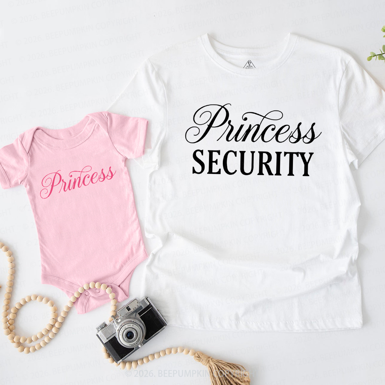 Princess Security and Princess Dad&Me Matching Shirts