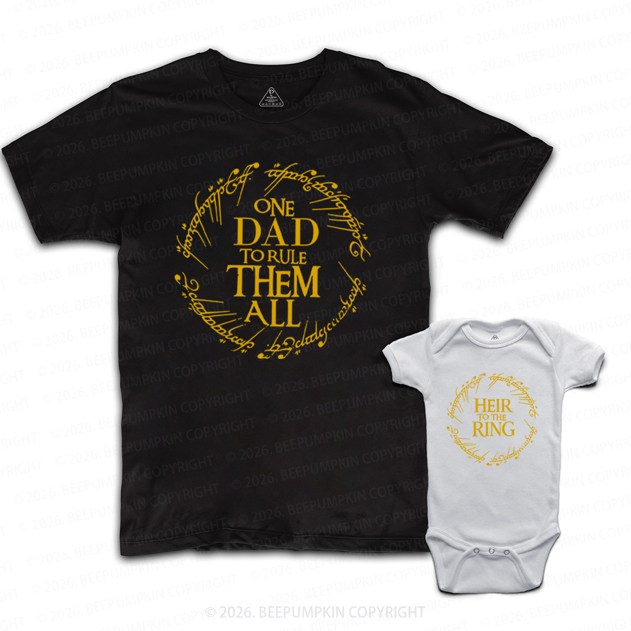 One Dad To Rule Them All Dad&Me Matching Shirts