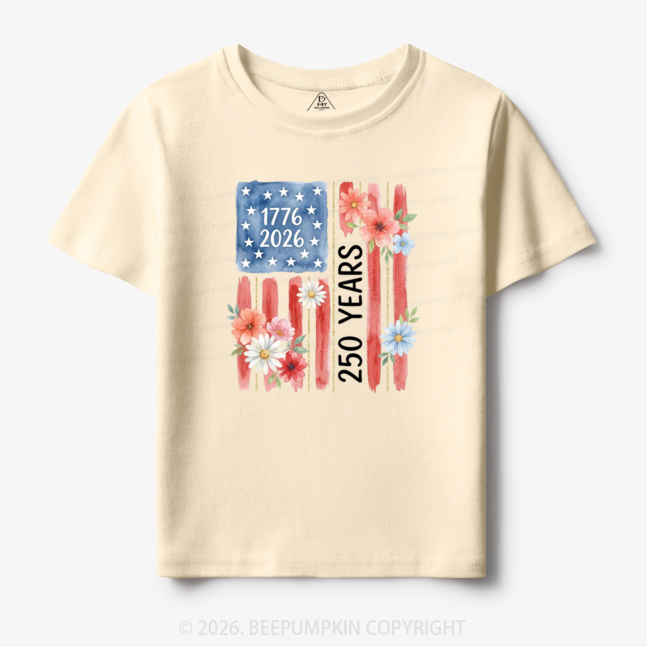 United States of America 250th Patriotic Flag Toddler&Kid's Tees