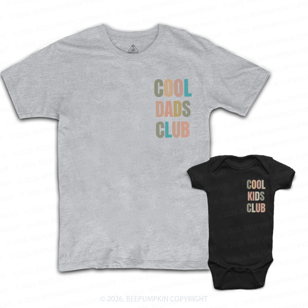 Cool Dads Cool Kids Club Dad&Me Matching Shirts