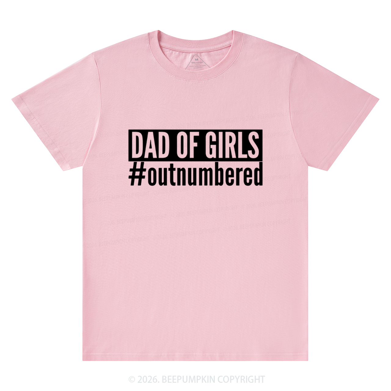 Dad Of Girls Outnumbered T-Shirts