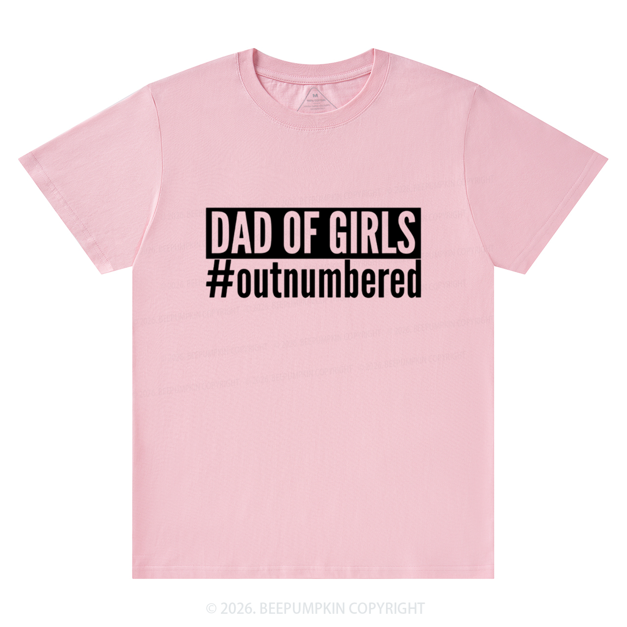 Dad Of Girls Outnumbered T-Shirts