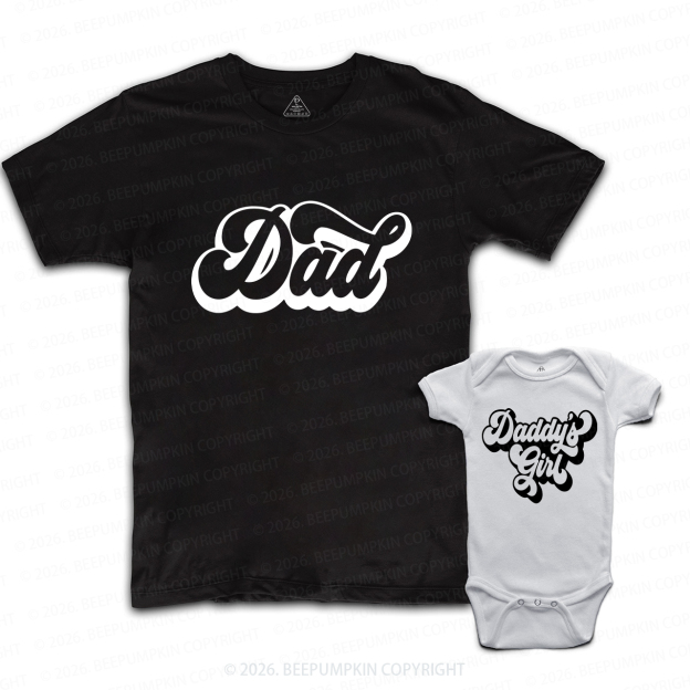 Dad and me Daddy And Daughter Shirts