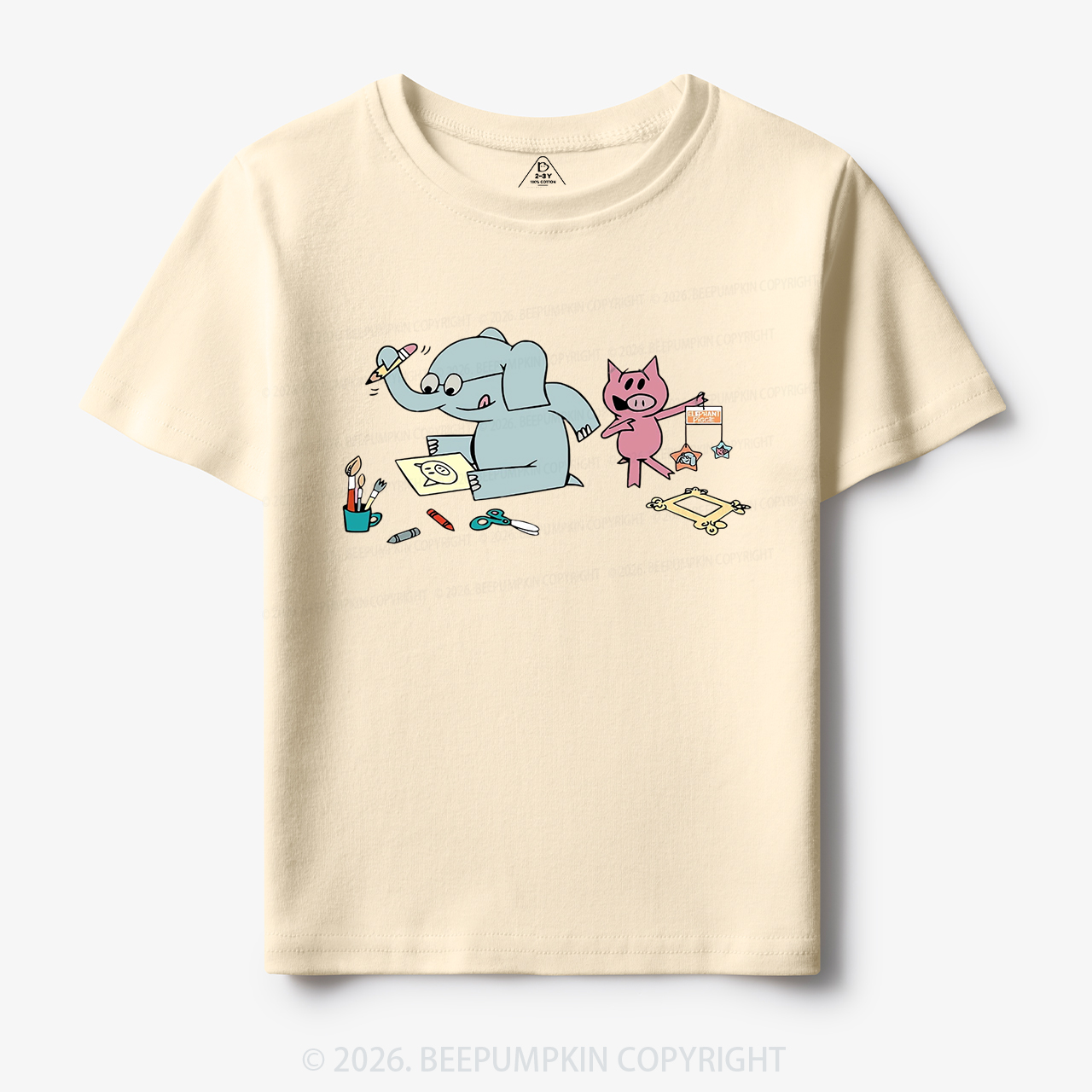 Elephant and Piggie Read More Book Toddler&Kid's Tees