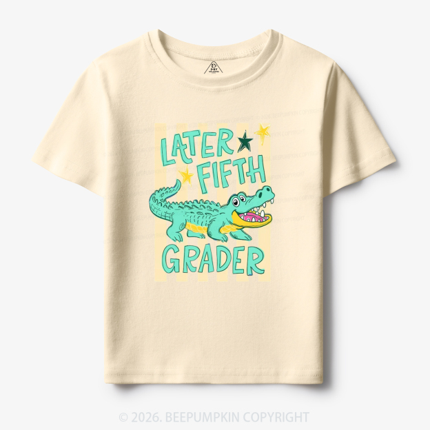 Personalized Grade Later Gator Toddler&Kid's Tees