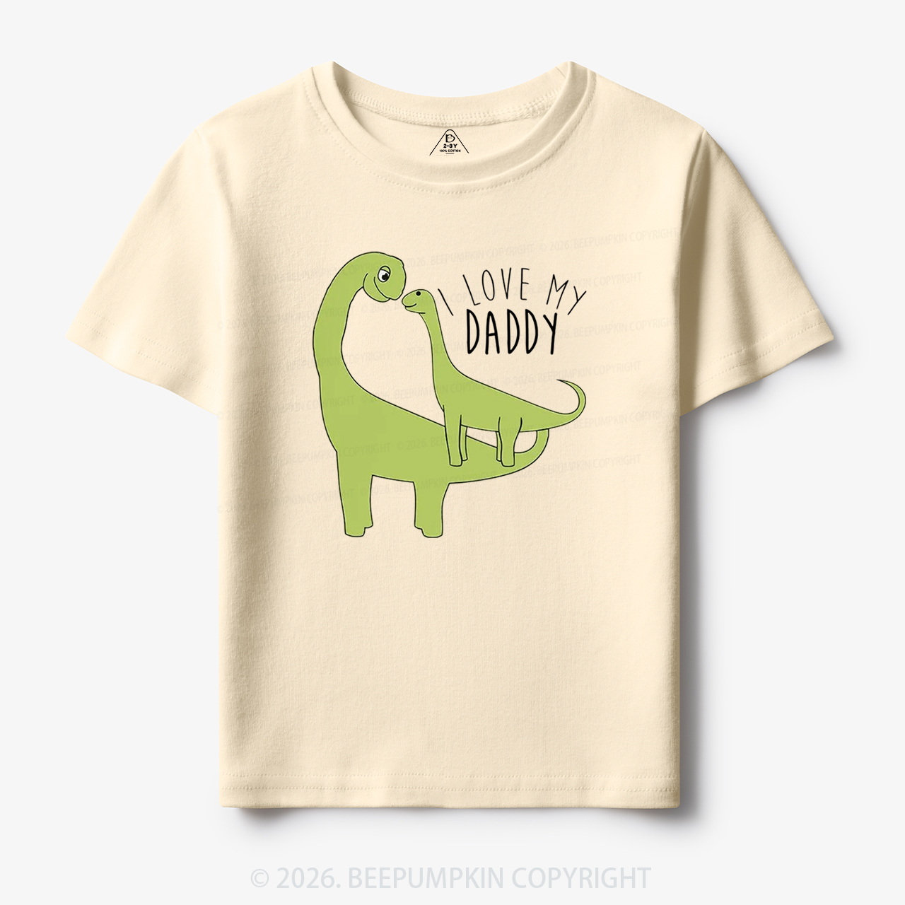 I Love My Daddy Dinosaur Toddler&Kid's Tees