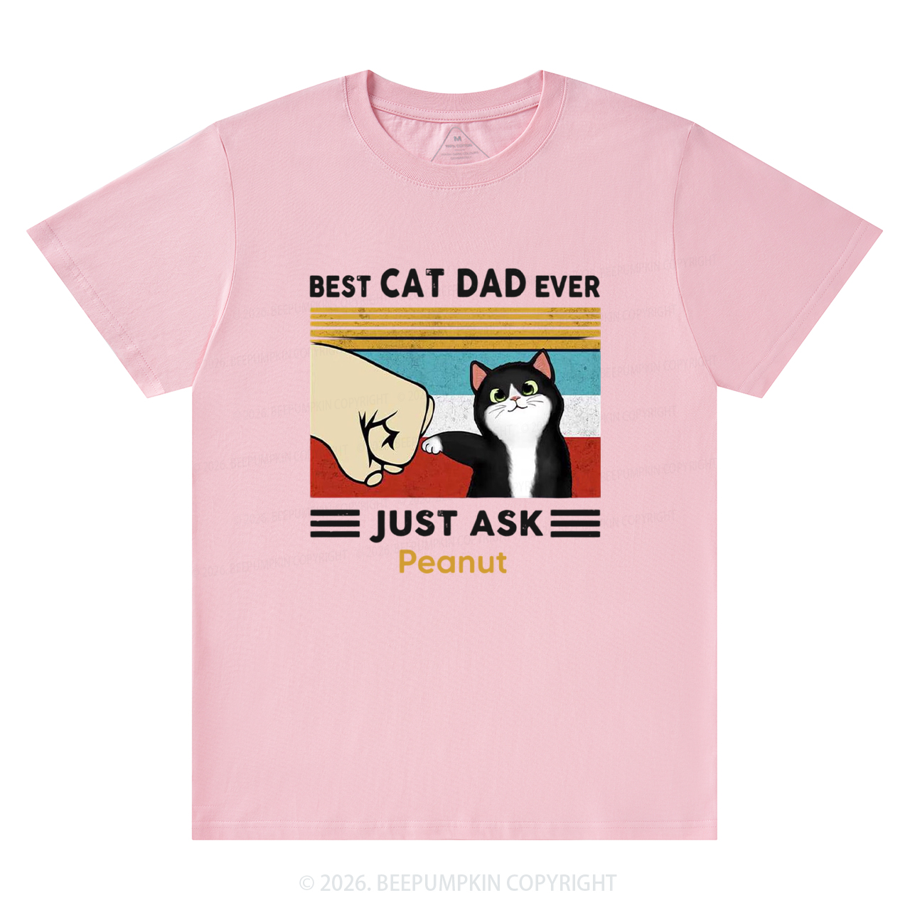 Personalized Best Cat Dad Ever T-Shirts