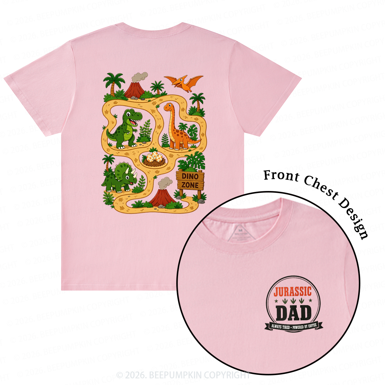 Daddysaurus Fathers Day T-Shirts
