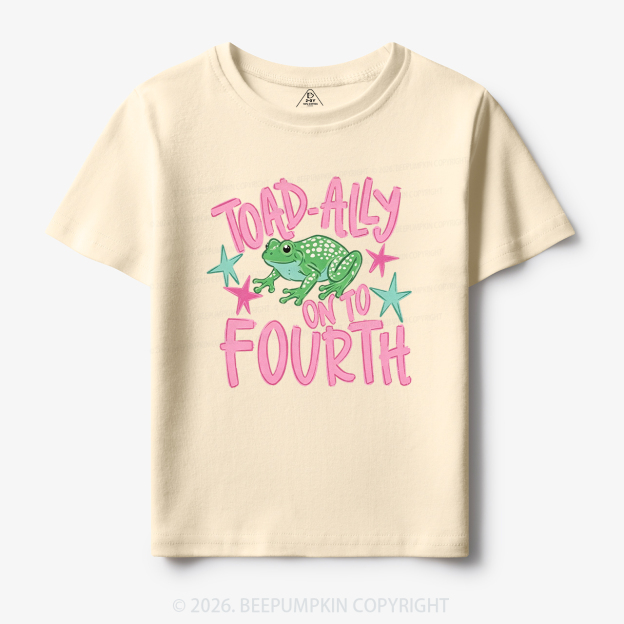Personalized Toad-ally On To Grade Toddler&Kid's Tees