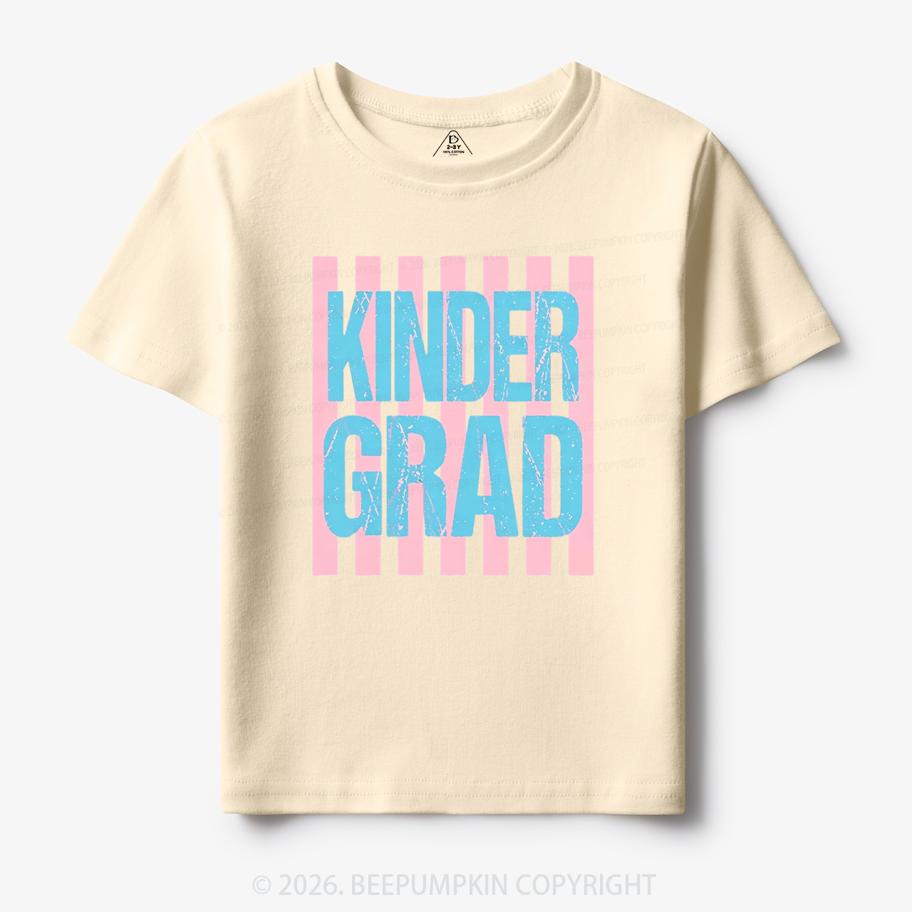 Stripes Kinder Graduation Summer Fun Retro Toddler&Kid's Tees