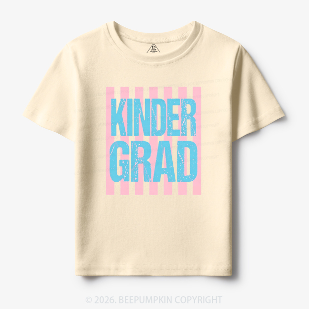 Stripes Kinder Graduation Summer Fun Retro Toddler&Kid's Tees