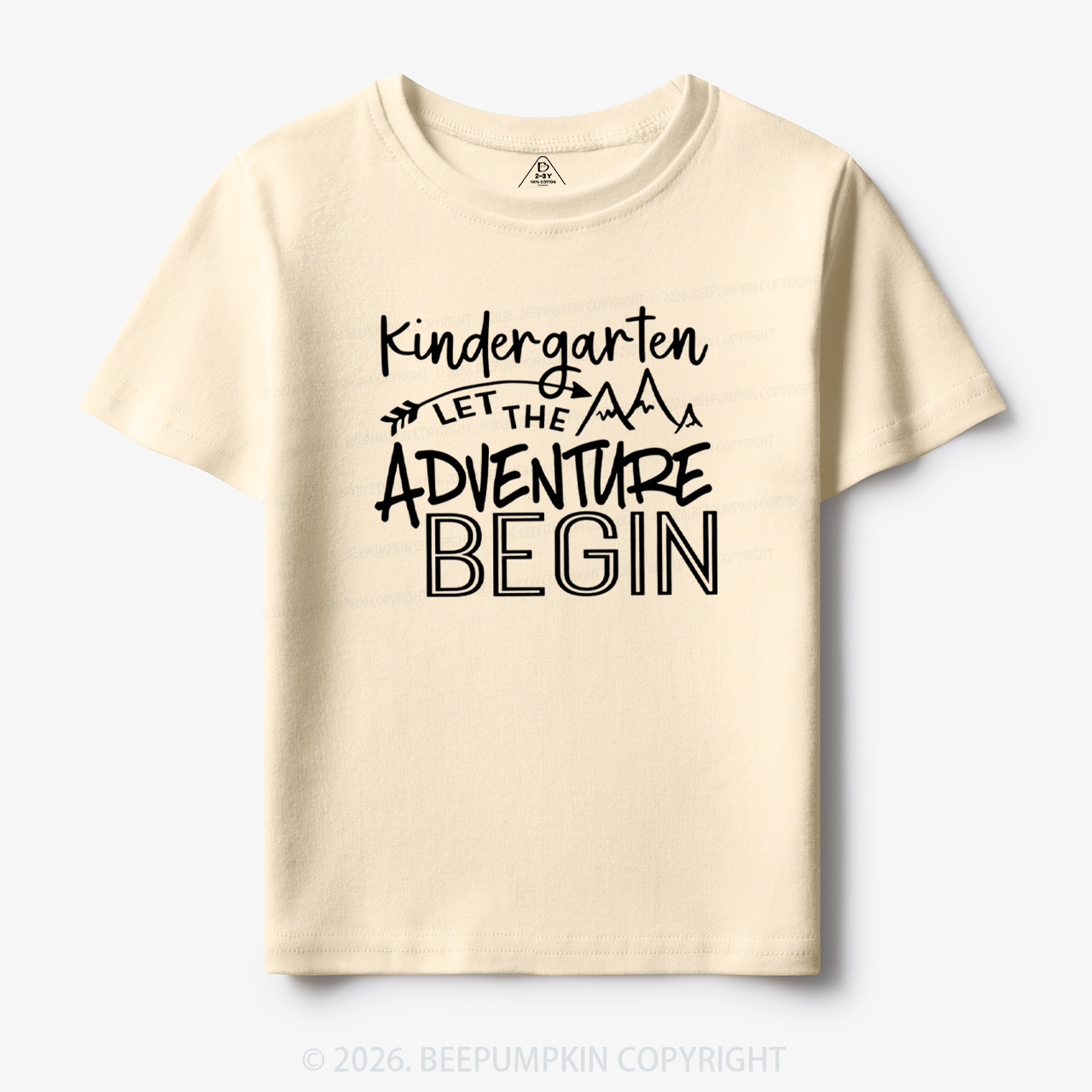 Personalized Kindergarten Let The Adventures Begin Toddler&Kid's Tees