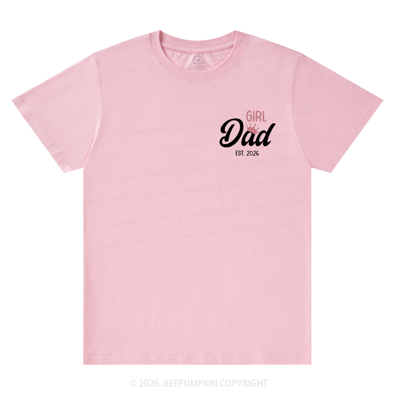 Personalized Girl Dad Fathers Day T-Shirts