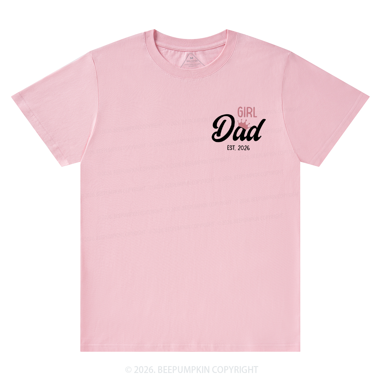 Personalized Girl Dad Fathers Day T-Shirts