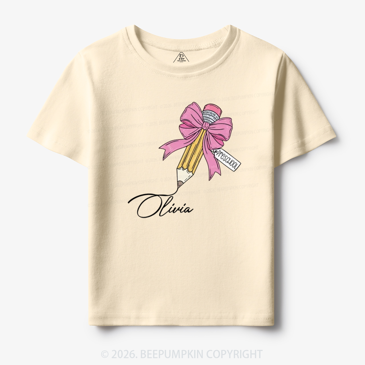 Personalized Preschool Back To School Toddler&Kid's Tees