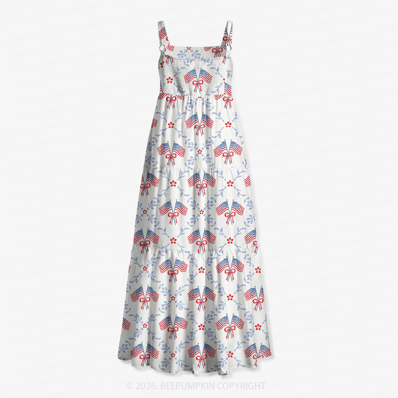 Berry Sweet Freedom Independence Day Women’s Voile Cami Dress