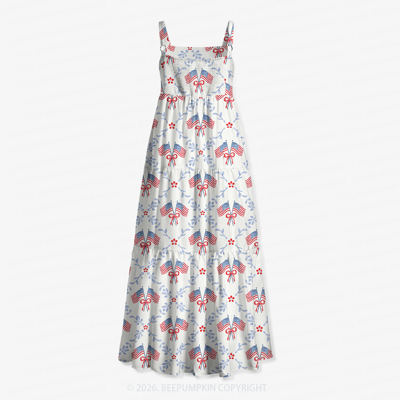 Berry Sweet Freedom Independence Day Women’s Voile Cami Dress