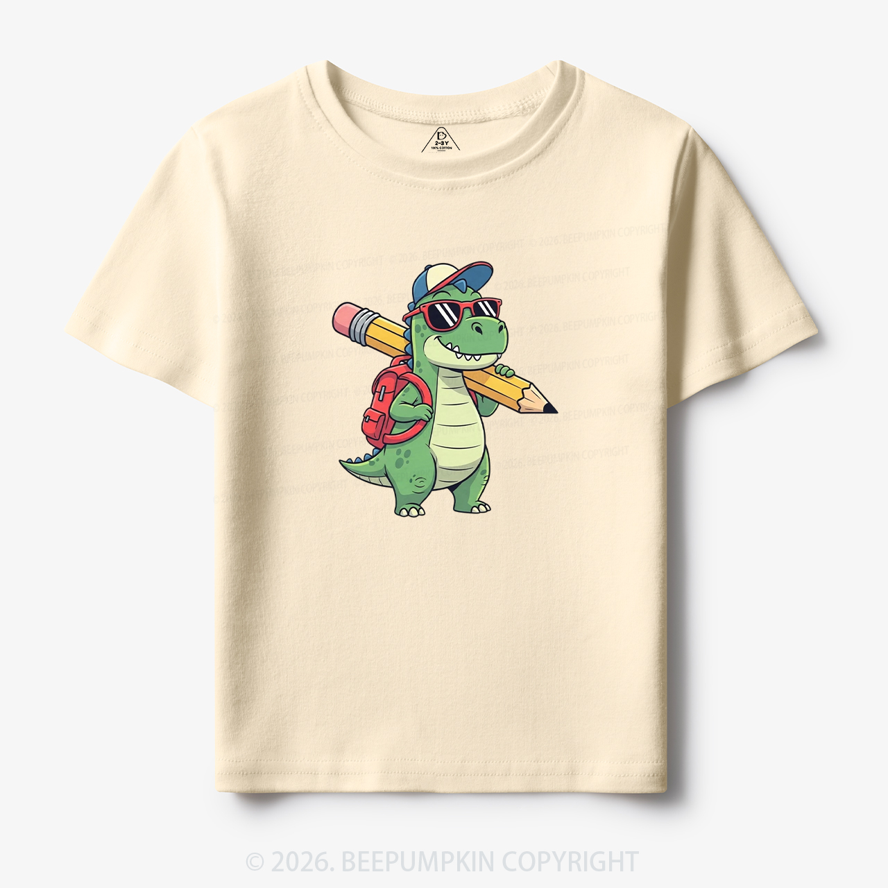 Funny Rex Back to School Dinosaur Toddler&Kid's Tees