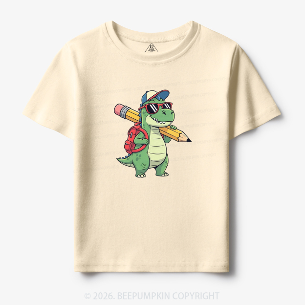 Funny Rex Back to School Dinosaur Toddler&Kid's Tees