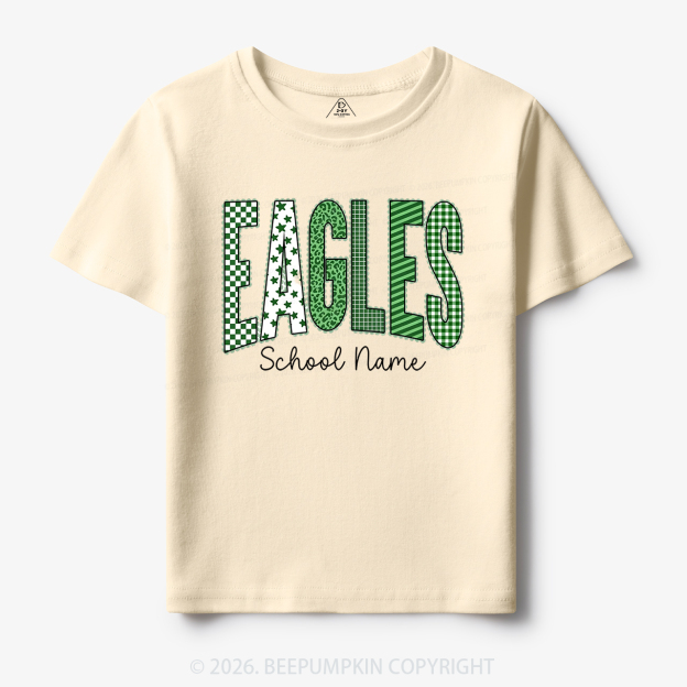 Personalized School Name School Spirit Toddler&Kid's Tees