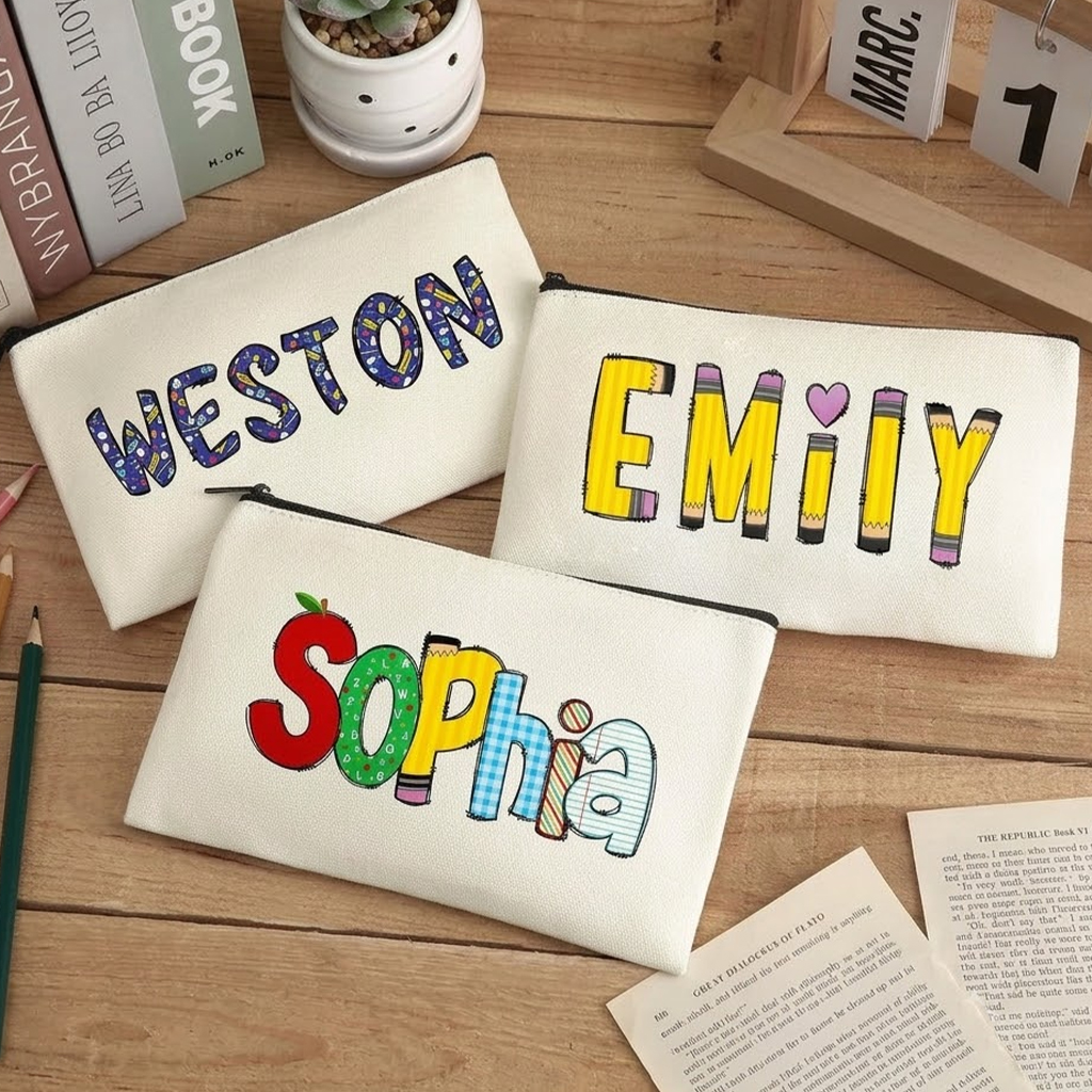 Personalized Pencil Pouch Back to School