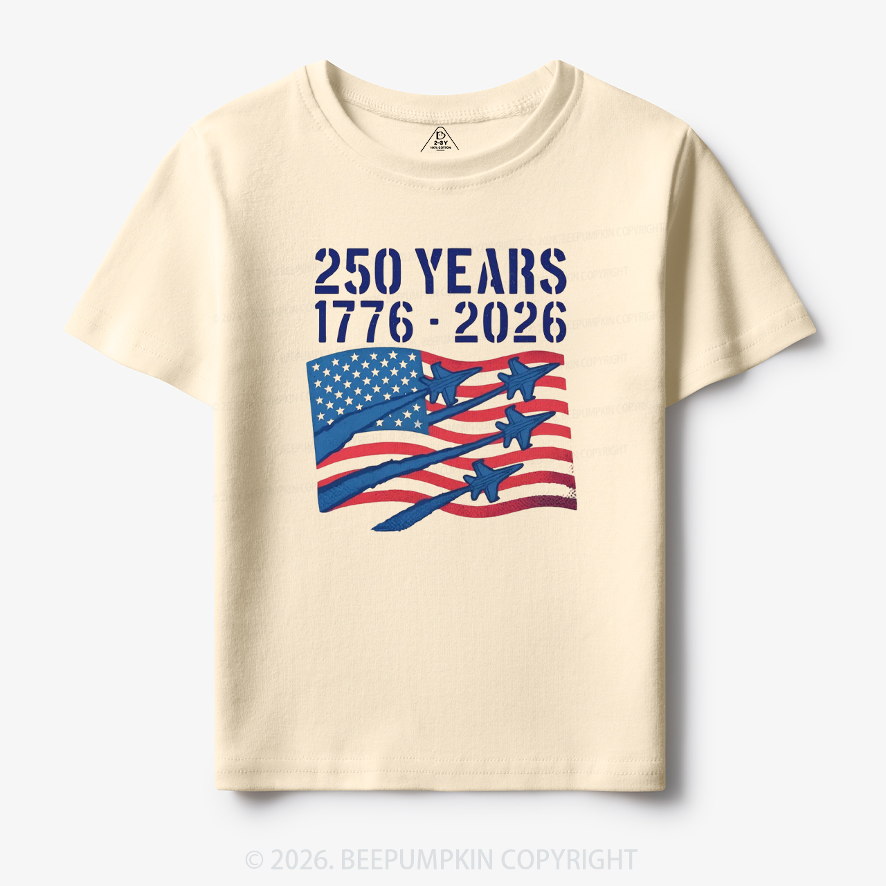 250 Years 1776-2026 America Patriotic Toddler&Kid's Tees