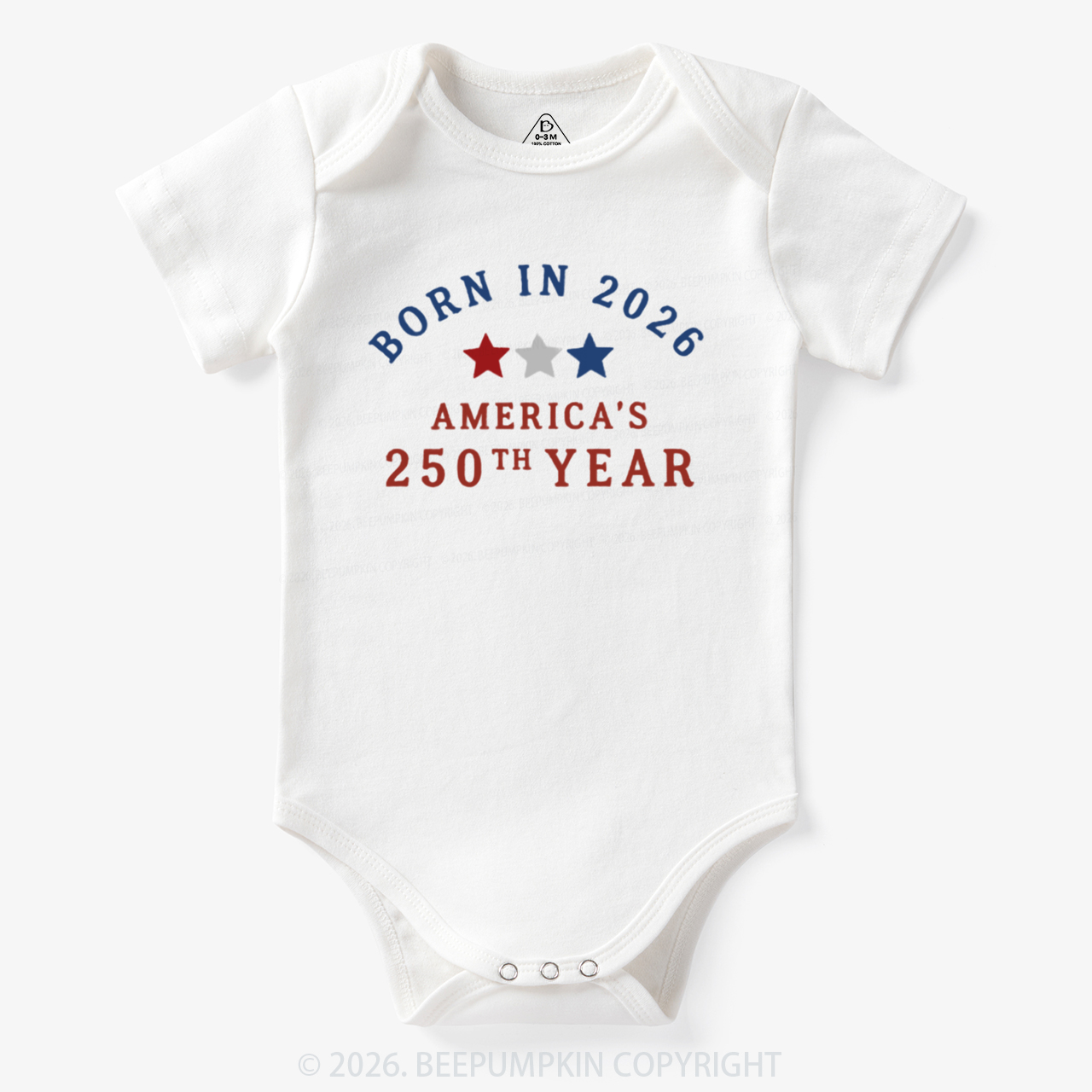 Born in 2026 America’s 250th Year Bodysuit