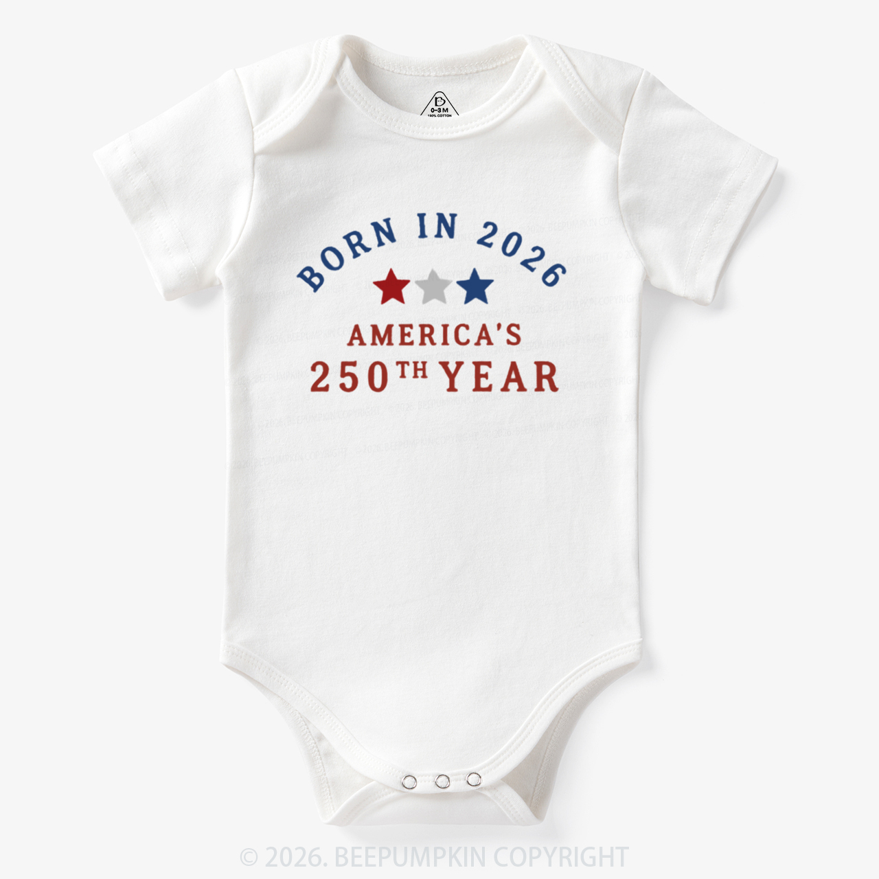 Born in 2026 America’s 250th Year Bodysuit