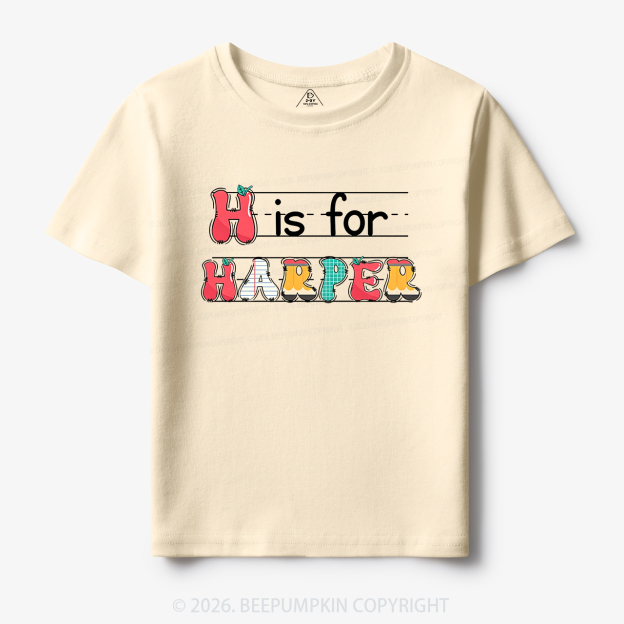 Personalized Kids Name Back To School Toddler&Kids Tees