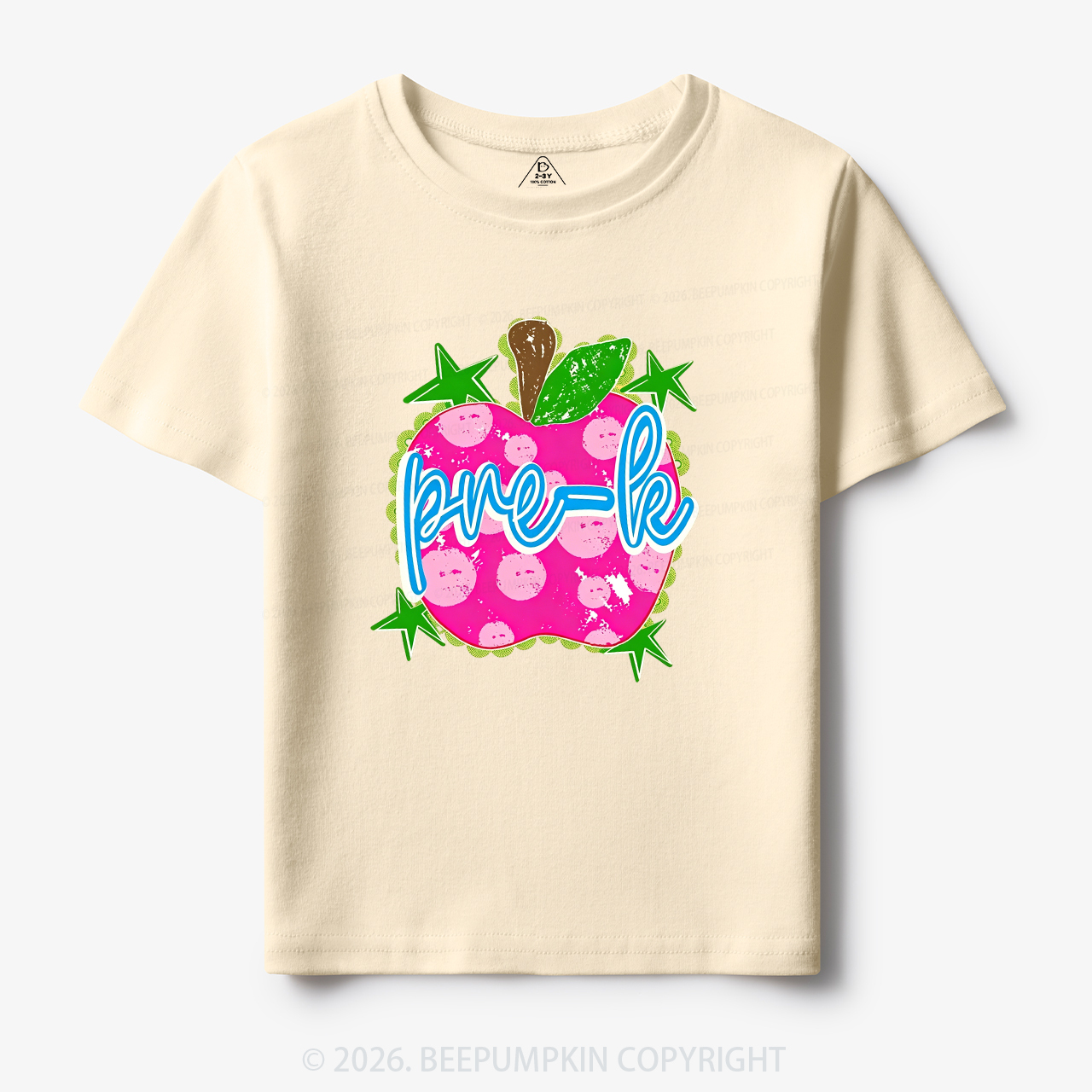 Personalized Polkadots Apple Back To School Toddler&Kid's Tees