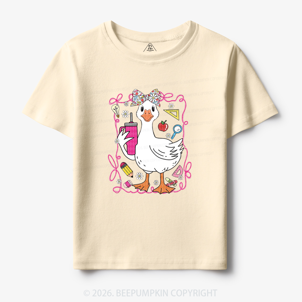 Coquette Silly Goose Back To School Toddler&Kid's Tees