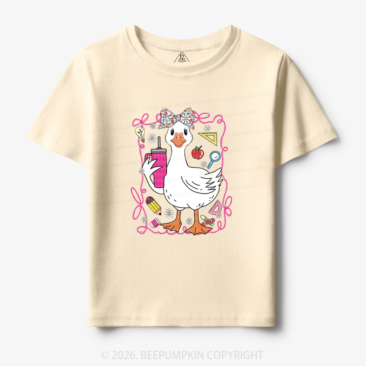 Coquette Silly Goose Back To School Toddler&Kid's Tees