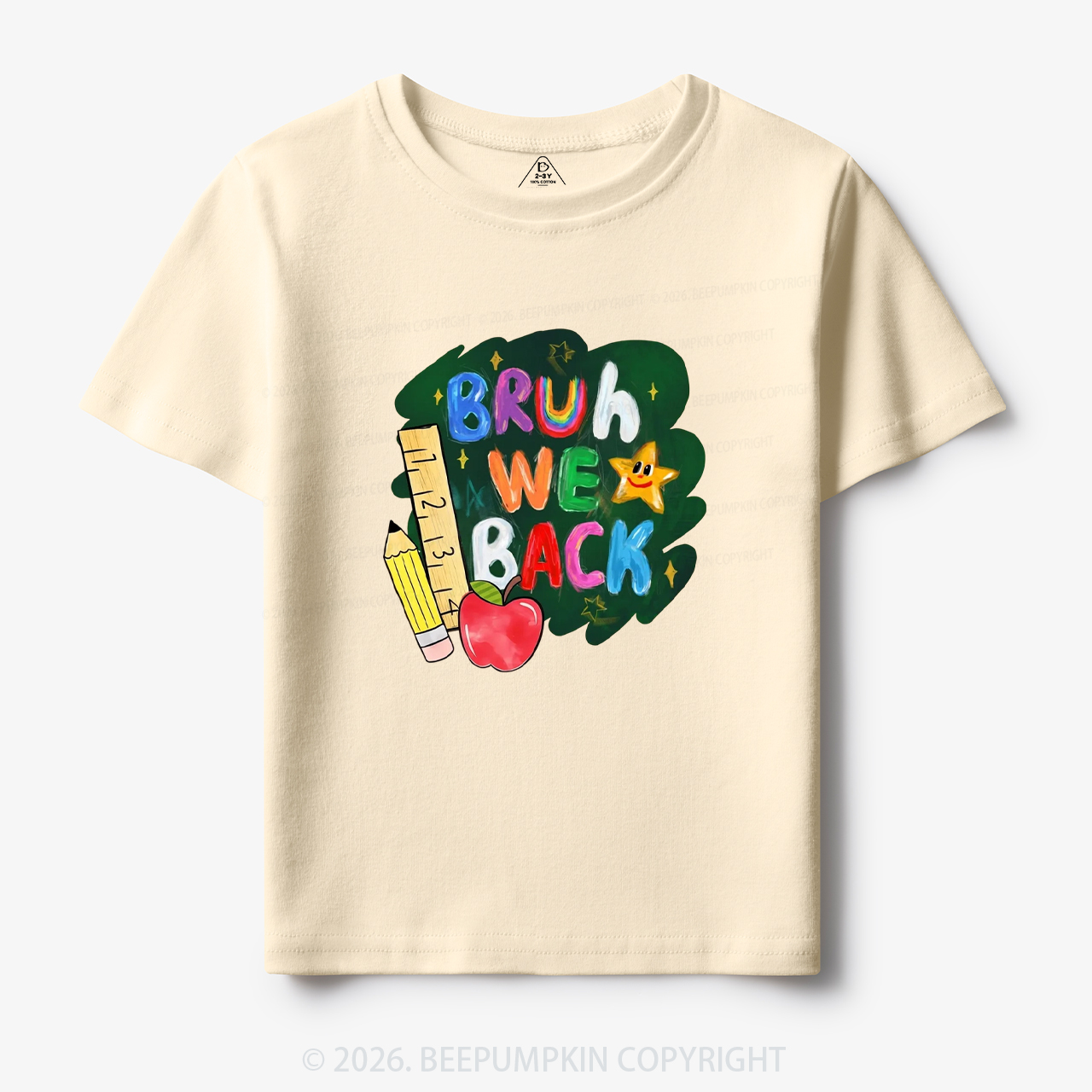 Bruh We Back Funny Back to School Toddler&Kid's Tees