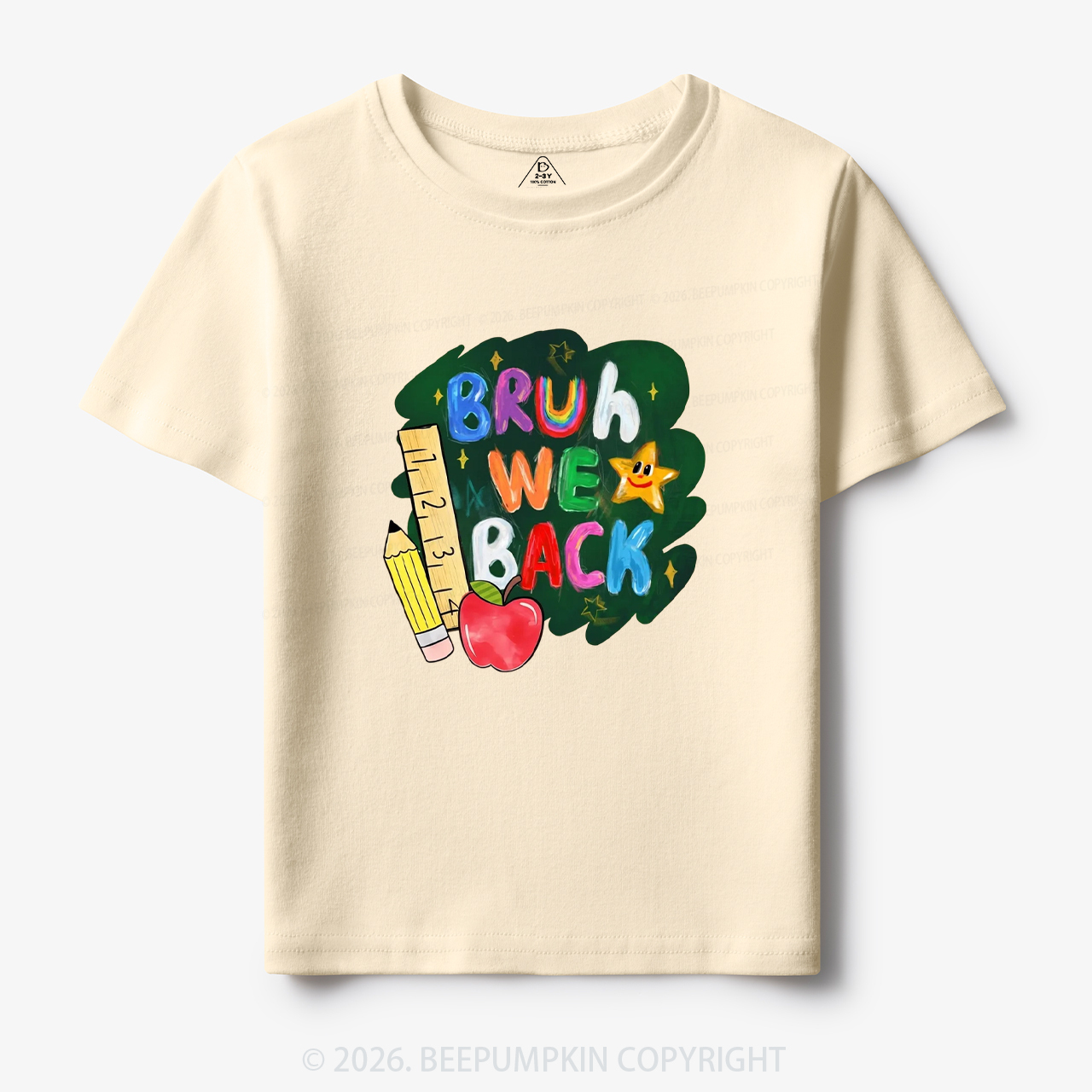 Bruh We Back Funny Back to School Toddler&Kid's Tees